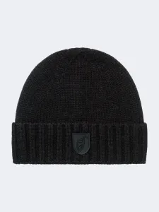 Toni Sailer Juno Metal Logo Men Skiing Beanie Black