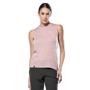 Salewa Eagle Minilogo Merino Women Hiking Tank Zephyr