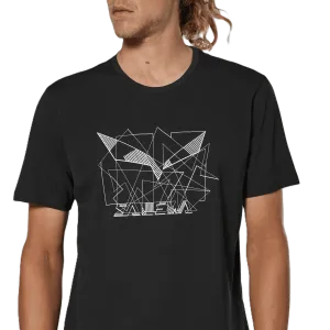 Salewa Eagle Geometric Men Hiking T-Shirt Black Out