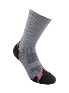 La Sportiva Mountain Unisex Hiking Sock Carbon/Red