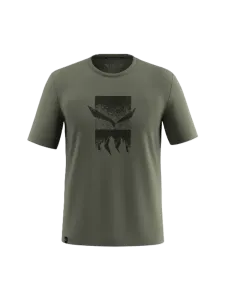Salewa Eagle 3 Cime Men Hiking T-Shirt Faded Green