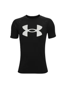 Under Armour Tech Big Logo Boys Training T-Shirt Black/White