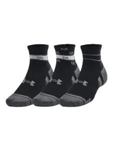 Under Armour Performance Tech 3-Pack Quarter Unisex Training Sock Black