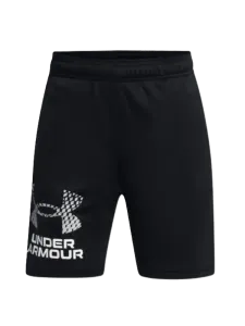 Under Armour Tech Logo Boys Training Short Black/Mod Grey