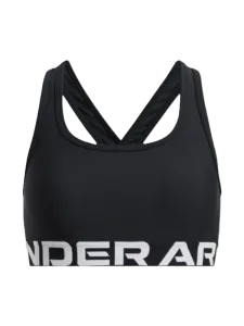 Under Armour Crossback Girls Training Bra Black/White