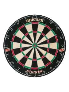 Unicorn Striker Hdc - 2 Sets Precision Darts Unisex Target Spo Dartboard Black And Red 46136