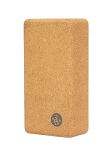 Manduka Lean Cork Yoga Block Brown