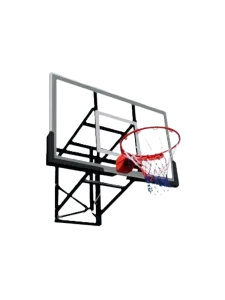 Fitness Factory Basket Ball Back Board Black/transparent