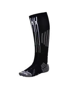 Oil And Gaz Warm Uni Football Over The Calf Socks Black/Grey