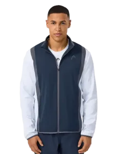 Head Club 25 Men Padel Jacket Navy/White