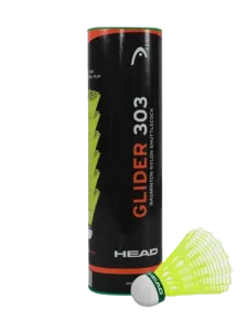 Head Glider 303 Unisex Badminton Shuttlecock Black/Yellow/Green