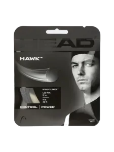 Head Hawk 16 Tennis Strings Black