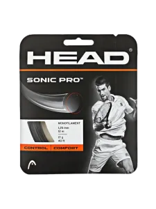 Head Sonic Pro 17 Tennis Strings Black