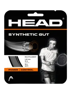 Head Synthetic Gut Set 16 Tennis Strings Black