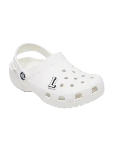 Crocs Letter L Unisex Lifestyle Pins White/Grey/Black