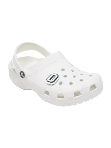 Crocs Letter O Unisex Lifestyle Pins White/Grey/Black