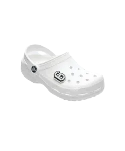 Crocs Number 6 Unisex Lifestyle Pins Black/White
