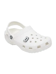 Crocs Letter D Unisex Lifestyle Pins White/Grey/Black