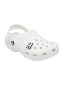 Crocs Letter H Unisex Lifestyle Pins White/Grey/Black