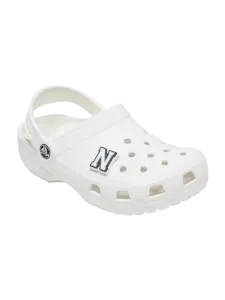 Crocs Letter N Unisex Lifestyle Pins White/Grey/Black