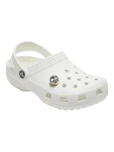 Crocs Clear Gem Unisex Lifestyle Pins Gold/Grey