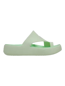 Crocs Getaway Platform Toe Loop Women Lifestyle Sandal Jade Tint