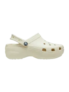 Crocs Classic Platform Women Lifestyle Clog Bone