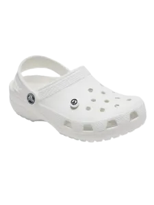 Crocs Tiny Friendship Peace Sign Unisex Lifestyle Pins White/Black
