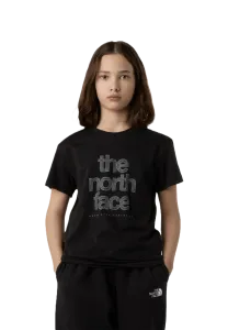 The North Face Reflective Logo Relaxed Girls Lifestyle T-Shirt Black