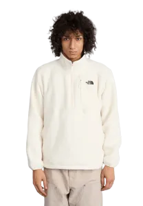 The North Face Yumiori 1/2 Zip Men Fleece White Dune