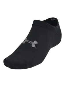 Under Armour Essential No Shoe 6Pk Unisex Lifestyle Sock Black/Castlerock