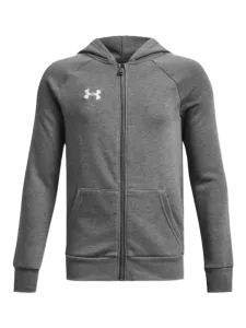 Under Armour Rival Fleece Boys Training Hoody Castlerock/White