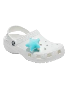 Crocs Plush Squeaky Blue Star Unisex Lifestyle Pins Teal