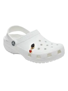 Crocs Dangle Ruby Heart Unisex Lifestyle Pins Red/Black