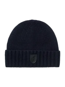 Toni Sailer Juno Metal Logo Men Skiing Beanie Midnight