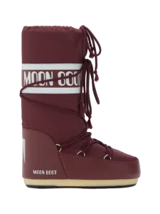 Moon Boot Icon Nylon Unisex After Ski Boot Burgundy