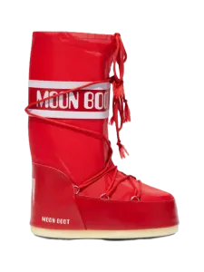 Moon Boot Icon Nylon Unisex After Ski Boot Red