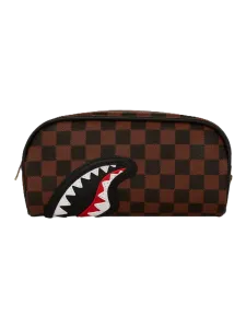 Spray Ground Awtooth Sharks In Paris Unisex Lifestyle Case Brown