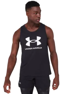 Under Armour Logo Men Tank Black/White