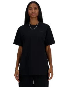 New Balance Athletic Jersey Women Lifestyle T-Shirt Black
