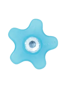 Crocs Flower With Gem Lifestyle Pins Blue