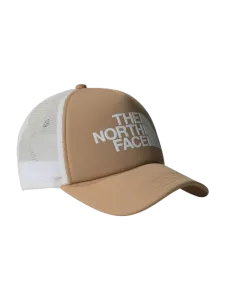 The North Face Logo Unisex Lifestyle Cap Khaki Stone/White