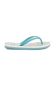 ONeill Profile Graphic Girls Beach Sandals Blue Rainbow Stripe