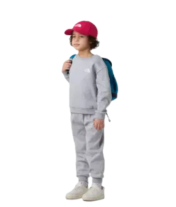 The North Face Simple Dome Fleece Boys Lifestyle Set Light Grey Heather