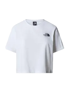 The North Face Simple Dome Cropped Relaxed Women Lifestyle T-Shirt Tnf White