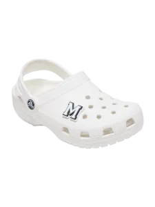 Crocs Letter M Unisex Lifestyle Pins White/Grey/Black