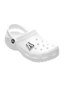 Crocs Letter A Unisex Lifestyle Pins White/Grey/Black