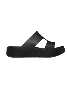 Crocs Getaway Platform H Strap Women Lifestyle Slide Black