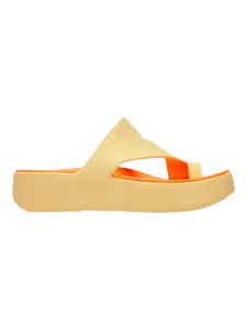 Crocs Getaway Platform Toe Loop Women Lifestyle Sandal Golden Hour