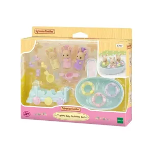 Sylvanian Families Triplets Baby Bathtime Set